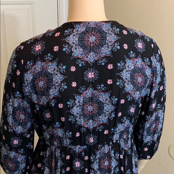 ➕Torrid Button Down Print Tunic Size 0X - Picture 6 of 8